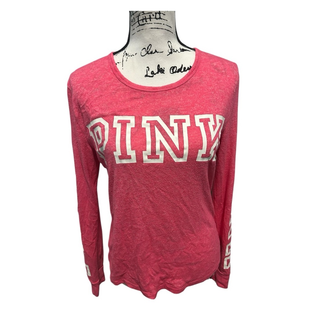 PINK Victoria’s Secret Sleepwear Hot Pink Long Sleeve Shirt